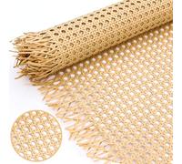 Vehipa Rollo de Ratán Plástico 40x120 cm - Mimbre Artificial Tejido a Mano para Renovación de Muebles DIY | Decoración de Camas, Sillas, Armarios y Techos