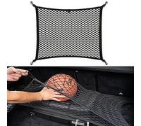 VEHIRIE Red Maletero de Coche, 80 x 60 cm Organizador Maletero Coche Red Elástica para Equipaje con 4 Gancho Perfecet para SUV VW