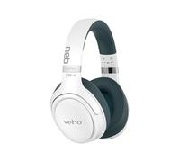 Veho Auriculares inalámbricos ZB-4 con micrófono | Blanco | Bluetooth 5.3 | Estilo sobre la oreja | Tiempo de reproducción de 36 horas | Controladores de 44 mm | Carga USB-C | VEP-466-ZB4-W