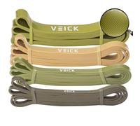 VEICK Bandas de Resistencia para Entrenamiento, Bandas de Ejercicio, Bandas de Entrenamiento, Bandas de Asistencia para dominadas, Juego de Bandas elásticas largas y Pesadas para Hombres y Mujeres,
