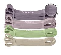 VEICK Bandas de resistencia para entrenar, juego de bandas de asistencia para ejercicio y dominadas para hombres y mujeres, equipo de fitness en casa