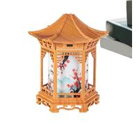 Veilleuse Pagode Diffuseur 160ml - Humidificateur Aromathérapie USB | Lampe Nuit 2 Couleurs Réglables LED | Zen Décor Chambre Salon Bureau Yoga Méditation Maison