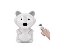 Veilleuse renard, veilleuse pour enfants, veilleuse en silicone pour bb et tout-petit, veilleuse spongieuse pour chambre d'enfant, veilleuse animal po