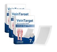Vein Target - Parche de microagujas, parche avanzado de alivio de venas varicosas 2026, tejido nutritivo para piernas visiblemente más ligeras y de aspecto más saludable (3 piezas)