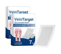 Vein Target - Parche de microagujas, parche avanzado de alivio de venas varicosas 2026, tejido nutritivo para piernas visiblemente más ligeras y de aspecto más saludable (2 unidades)