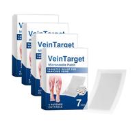 Vein Target - Parche de microagujas, parche avanzado de alivio de venas varicosas 2026, tejido nutritivo para piernas visiblemente más ligeras y de aspecto más saludable (4 unidades)