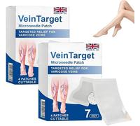 Vein Target - Parche de microagujas, tratamiento avanzado de venas varicosas para piernas, parche de venas varicosas VeinTarget, ingredientes naturales para todo tipo de piel (2)