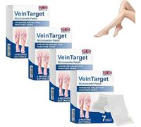 Vein Target - Parche de microagujas, tratamiento avanzado de venas varicosas para piernas, parche de venas varicosas VeinTarget, ingredientes naturales para todo tipo de piel (4)