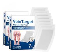 Vein Target - Parche para microagujas Veintarget Microdarts Patch, 2026 parches avanzados para venas varicosas, tratamiento para piernas con ingredientes naturales para todo tipo de piel (2)