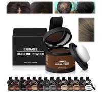 Veinsgrain Hair Color,Veinsgrain Root Cover Up,Veinsgrain Hair Powder,Veinsgrain Hair Touch Up,Veins Grain Hairline Powder,Enhance Hairline Powder for Women Men (01 Ash Brown, 1)