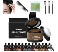 Veinsgrain Root Coverup, Veinsgrain Hair Dye, Veinsgrain Hair Color, Veinsgrain Grain Hair Color, Root Touch Up Powder With Mirror, Water & Sweat Resistant Hairline Powder(#11 Light Brown)
