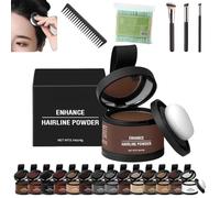 Veinsgrain Root Coverup, Veinsgrain Hair Dye, Veinsgrain Hair Color, Veinsgrain Grain Hair Color, Root Touch Up Powder With Mirror, Water & Sweat Resistant Hairline Powder(#13 Medium Brown)