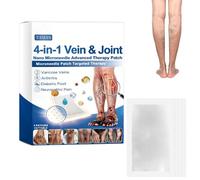 VeinTarget - Parche 4 en 1 para el cuidado de las piernas, ingredientes naturales, transpirable y discreto, adecuado para todo tipo de piel (1 caja)