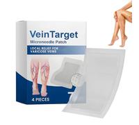 VeinTarget - Parche de microdartos, tratamiento avanzado de venas varicosas para piernas, alivia las molestias, ingredientes naturales para todo tipo de piel (1 caja)