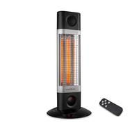 VEITO Calefactor de bajo consumo - Foco de pie por infrarrojos - Calentador de pies - Calefacción eléctrica para interior - Radiador - Mando a distancia - Sleeptimer - 1200 W - 30% más eficiente