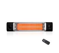 Veito - Lámpara Ch2500Rw Con Control Remoto Por Infrarrojos, 4 Ajustes, Función De Temporizador Automático Y Aire, De Carbono, De 2500 Watts, Ideal Para Terrazas Lámpara De Infrarrojos Para Interior Y Exterior