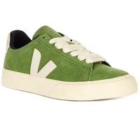 Veja Campo Bold Suela De Goma Lace Up Ante Cuero Mujer Trainer Verde EU 36-42