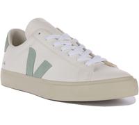 VEJA Campo Chromefree Goma Suela Cordones Logo Mujer Zapatillas Blanco Rojo Ru 3
