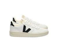 Veja Fair Trade - Zapatillas y sneakers - V-10 Prime Extra-White Black de Algodón - Talla 43 - Blanco Blanco 43