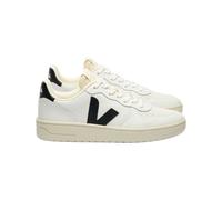 Veja Fair Trade - Zapatillas y sneakers - V-10 Prime Extra-White Black de Cuero - Talla 42 - Blanco Blanco 42