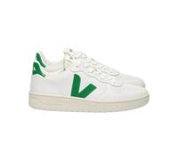 Veja Fair Trade - Zapatillas y sneakers - V-10 Prime White Emeraude de Cuero - Talla 41 - Blanco Blanco 41