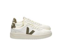 Veja Fair Trade - Zapatillas y sneakers - V-90 White Kaki de Cuero - Talla 42 - Blanco Blanco 42
