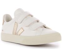 VEJA Recife Chromfree Ante Tres Tiras Zapatillas Hombre Blanco Bronce EU 41-46