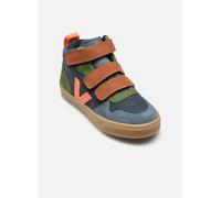 Veja Small V-10 Mid Suede 27 Azul