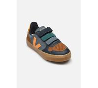 Veja Small V-10 Velcro Suede 32 Azul