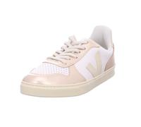 Veja Small V-10, White Calcaire Platine, 39 EU
