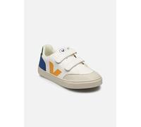 Veja Small V-12 Velcro Leather 23 Blanco