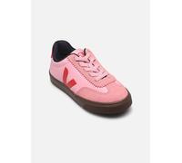 Veja Small Volley O.T. Leather - Lacets élast 25 Rosa
