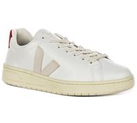 Veja Urca Cwl Pierre Kiwi Cordones Laterales Logo Hombres Trainer en Blanco Rojo