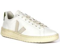 Veja Urca Pierre Kiwi Lace Up Lado Logo Hombres Trainer En Blanco Verde EU 39-46