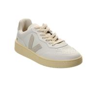 Veja V-90 O. T. Lea - Zapatillas de piel con logotipo lateral para hombre, White, 39 1/3 EU
