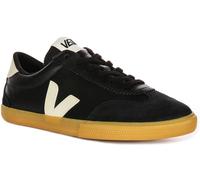 Veja Volley 70s Inspirado Cuero Voleibol Zapatillas Hombre Negro Blanco GB 6-12