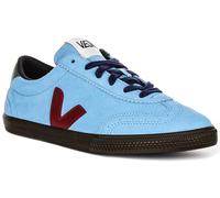 Veja Volley Suede Slim Brogue Effect Lace Up Trainer Para Mujeres Verde EU 36-42