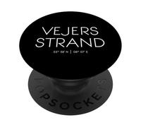 Vejers Strand, Ribe, Syddanmark, Dinamarca, Jutlandia PopSockets PopGrip Adhesivo