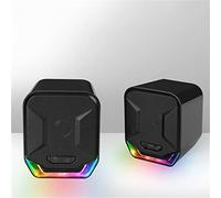 VejiA Adecuado para Juegos con Cable Mini Ordenador estéreo Escritorio pequeños Altavoces dinámicos Ordenador portátil Conectado Directamente