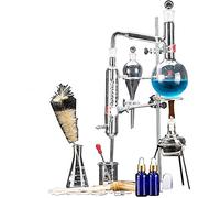 VejiA Aparato de extracción de aceites Esenciales 500 ml Equipo de Laboratorio Conjunto de Unidad de destilación Kit de cristalería de Laboratorio Destilador de Agua