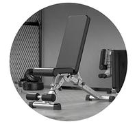 VejiA Banco con Mancuernas, Equipo de Fitness para el hogar, Silla Plegable para Fitness, Prensa de Banco, máquina de Ejercicio Abdominal Multifuncional