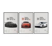 VejiA Póster de coche en lienzo 911 GT Turbo para hombre, decoración estética para dormitorio (12 x 18 pulgadas, sin marco, 01)