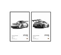 VejiA Póster de pared en lienzo 911 GT Turbo, póster para hombre, decoración estética para dormitorio (sin marco, 05, 12 x 18)