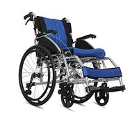 VejiA Silla de Ruedas, Ligera para Adultos Aleación de Aluminio Reposabrazos Desmontables Plegable Fácil de Transportar Ancianos d