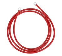 VekAuto 1 Pc Cable De Inversor De Batería 5 Awg Calibre 6.5Ft 5/16" Terminal De Batería Universal para Vehículos De Automóviles Barcos Vehículos Recreativos Y Solares Cobre Estañado Rojo