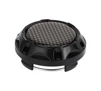 VekAuto 1 Pc Tapacubos De Centro De Rueda Tapas De Buje Tapas De Llanta OD: 64mm/2.52" Universal Plástico Negro Para Honda Para Bmw Con Pegatina De Tono Bronce De Espejo