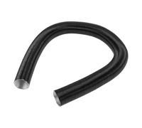 VekAuto 1 Pc Tubo de Conducto de Calefacción para Automóvil 42mm ID 150cm Longitud Máxima Manguera de Conducto de Aire Cálido para Coche Barco Papel de Aluminio Negro