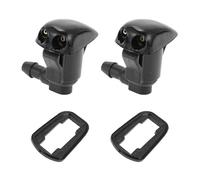 VekAuto 2 Pcs Boquilla De Lavaparabrisas Adecuado Para Alfa Romeo 156 97-06 ABS Boquillas De Rociado De Parabrisas Delanteras Chorro De Lavado De Parabrisas No.8538120070