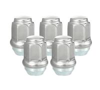 VekAuto 5 Pcs Tuerca Antirrobo de Rueda Compatible para Dodge, Duradera en Tono Plateado