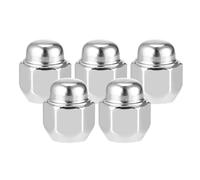 VekAuto 5 Pcs Tuercas Antirrobo de Rueda Compatibles para Honda, Duraderas en Tono Plateado